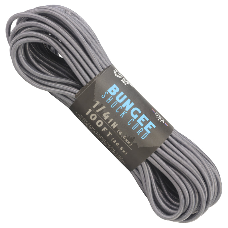 1 4 Bungee Cord Grey 100ft