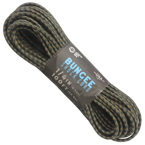 1 4 Bungee Cord Woodland 100ft