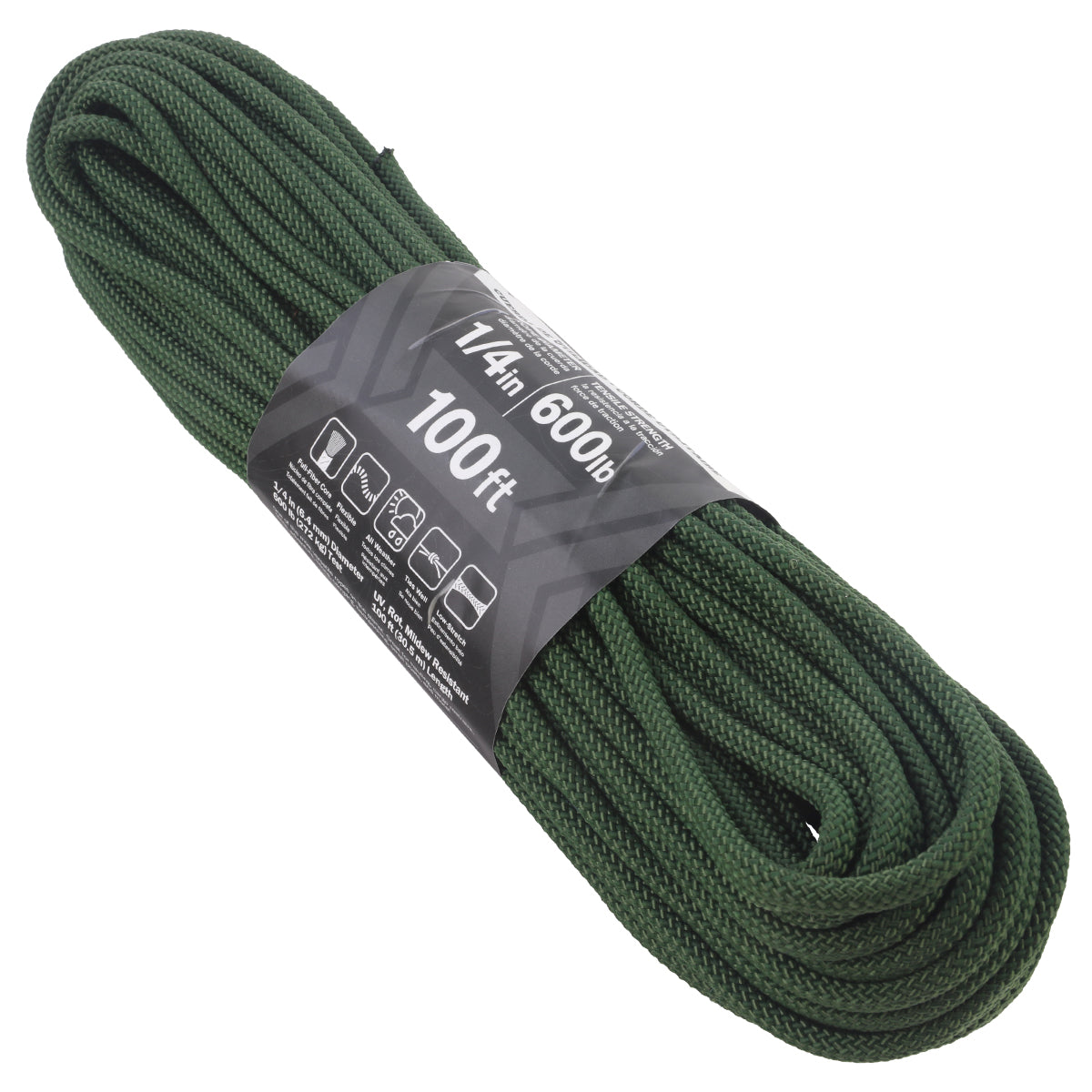 1/4 x 100ft - Evergreen – Atwood Rope MFG