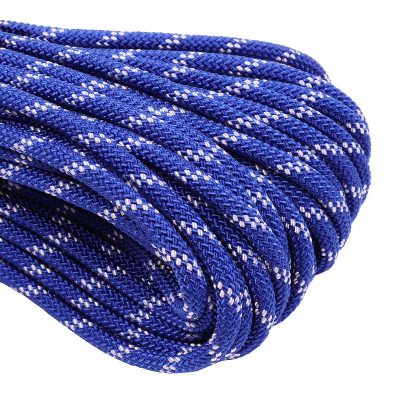 1/4 x 100ft - Royal Blue w/ Double White Tracer