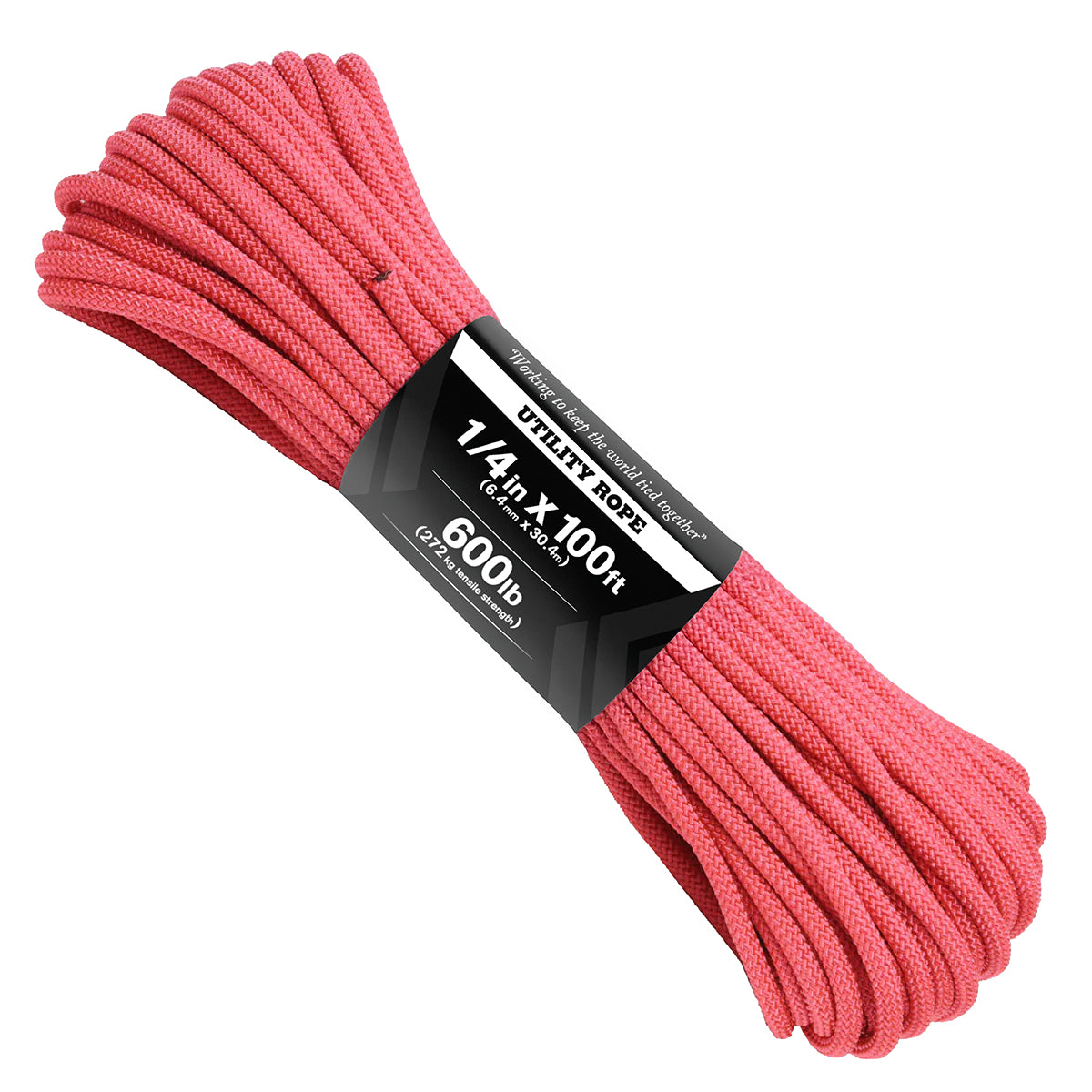 Pink Ropes Durable 1/4 x 100ft - Pink – Atwood Rope MFG