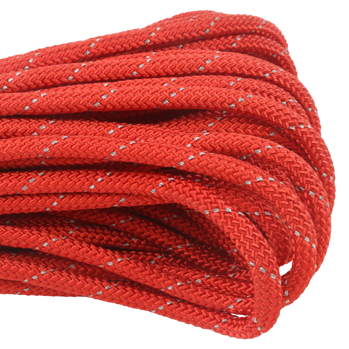 1 4 Utility Red Reflective 600Lb test Closeup