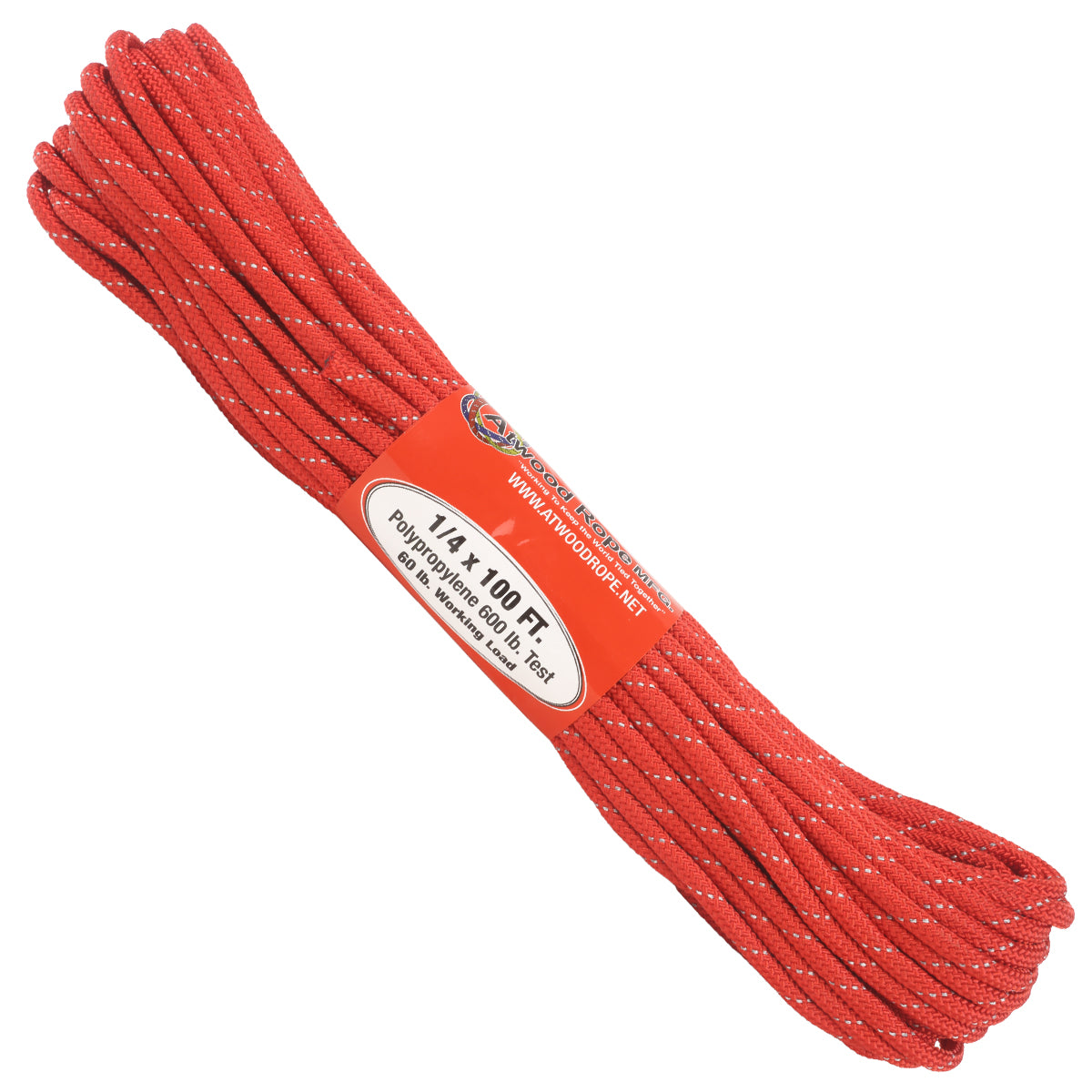 1 4 Utility Red Reflective 600Lb test