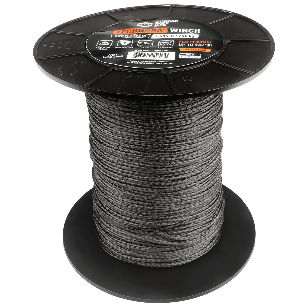 1 8 Technora® Winch 600ft