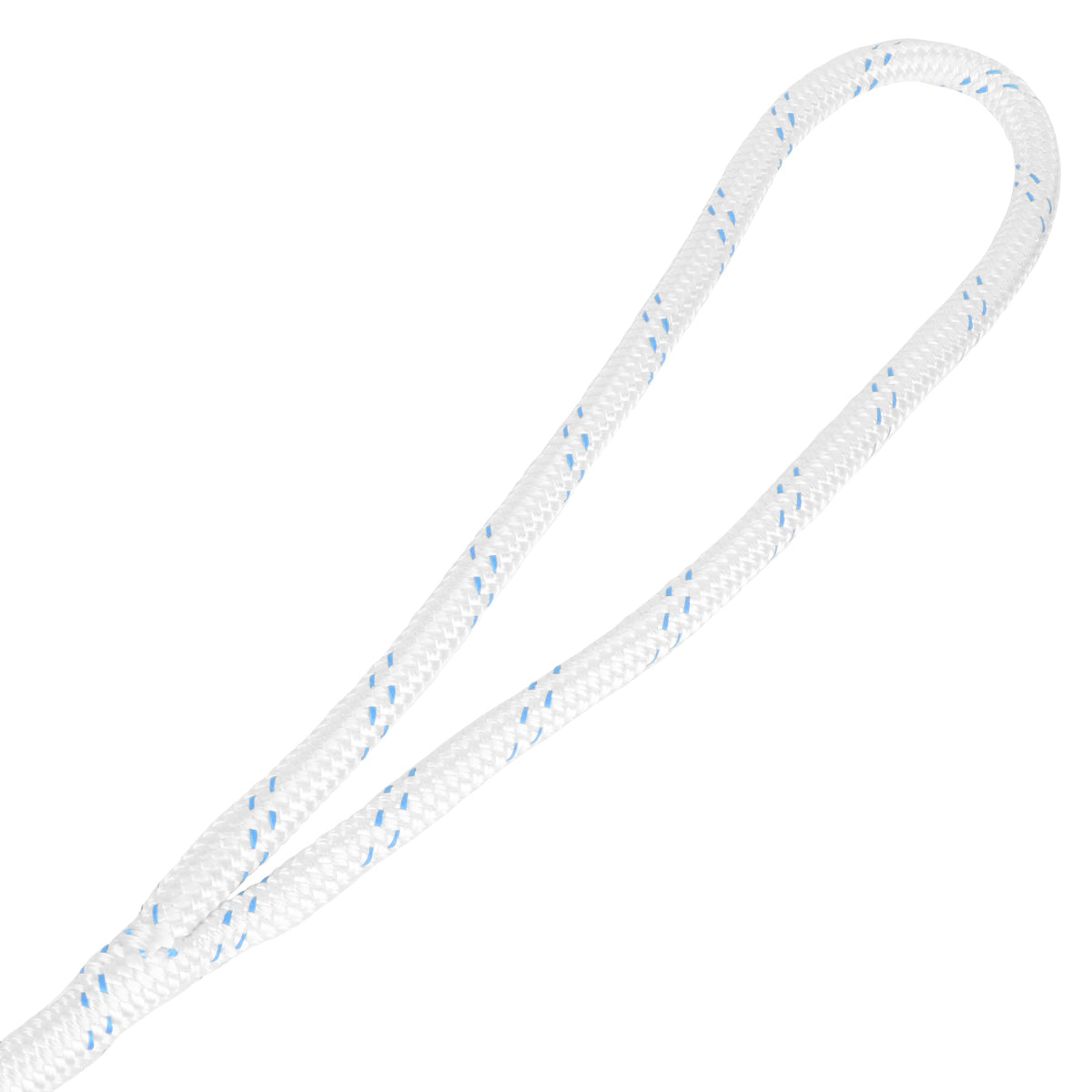 1 inch double braid hand splice feels full weight of the rope