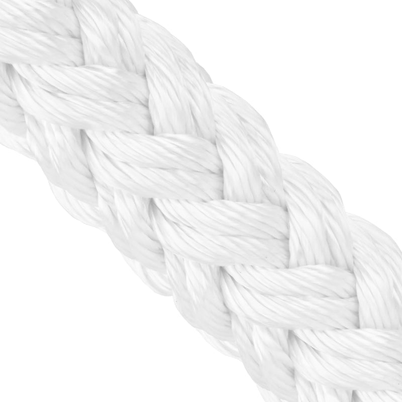 2 inch double braid HTP Polyester White