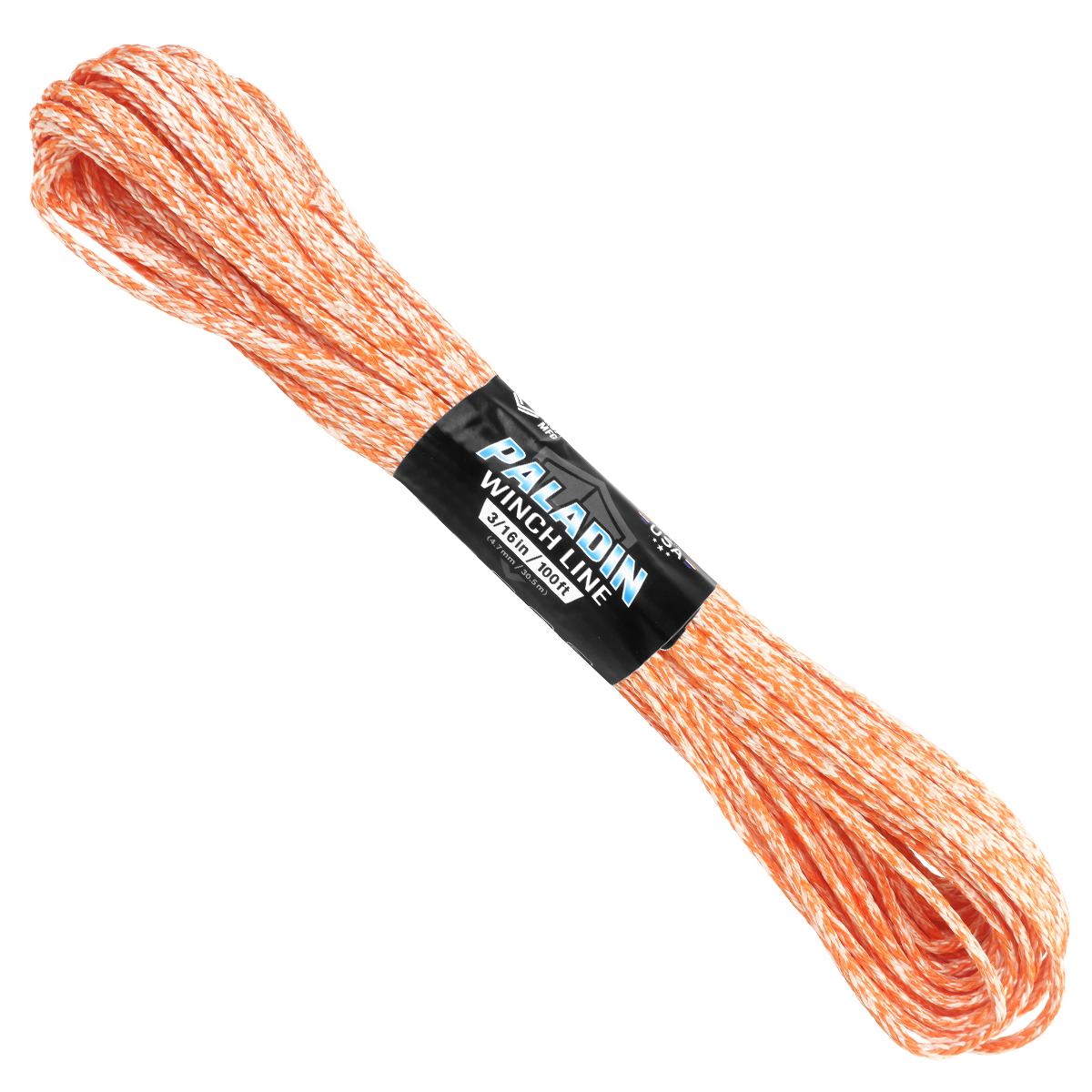 3 16 Paladin Winch Line Orange & White
