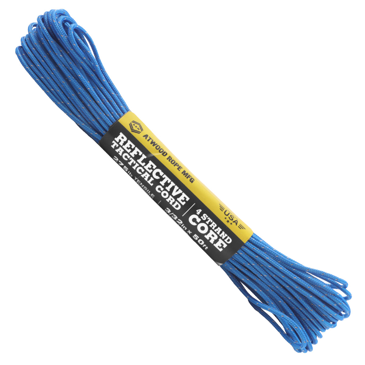 Blue Rope Military 3/32 Tactical Reflective - Blue – Atwood Rope MFG