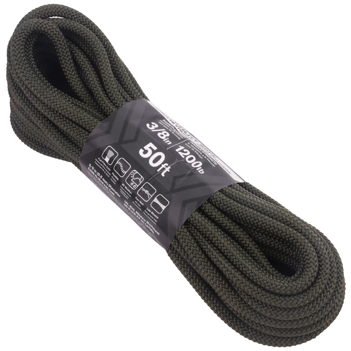 3/8 Rope 3/8 - Dark Olive – Atwood Rope MFG