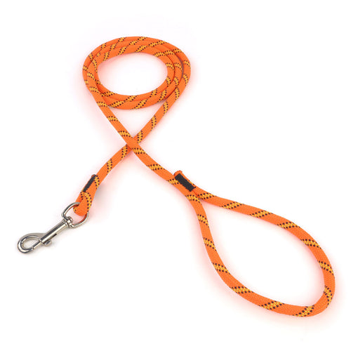 3 8 leash neon orange with black & Neon Yellow Tracer