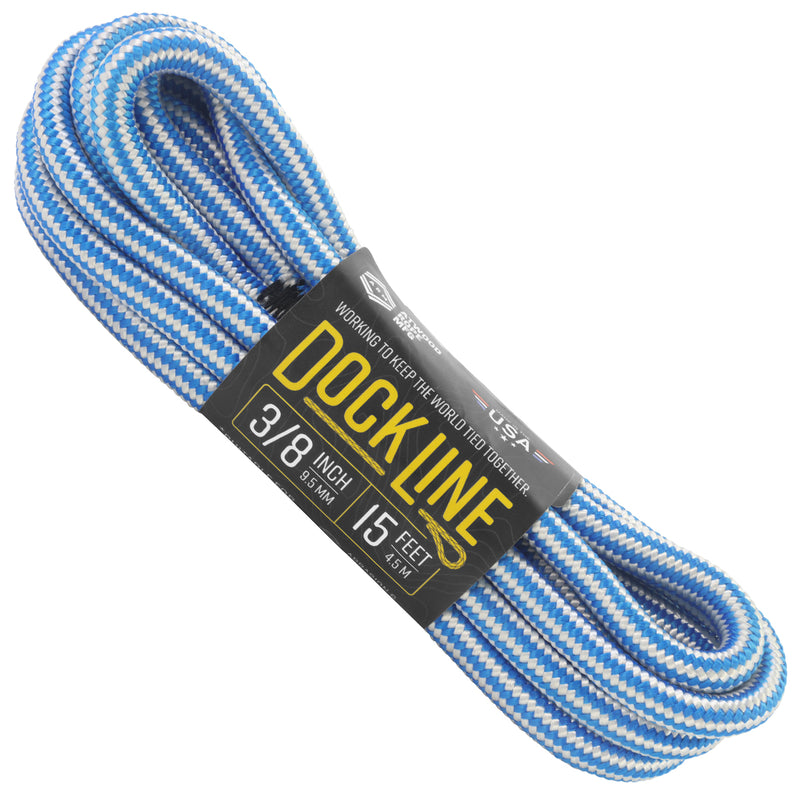 3 8 Dock Line Blue & White