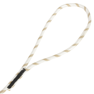 3 8 Vexibraid Dock Line White with Gold Tracer splice