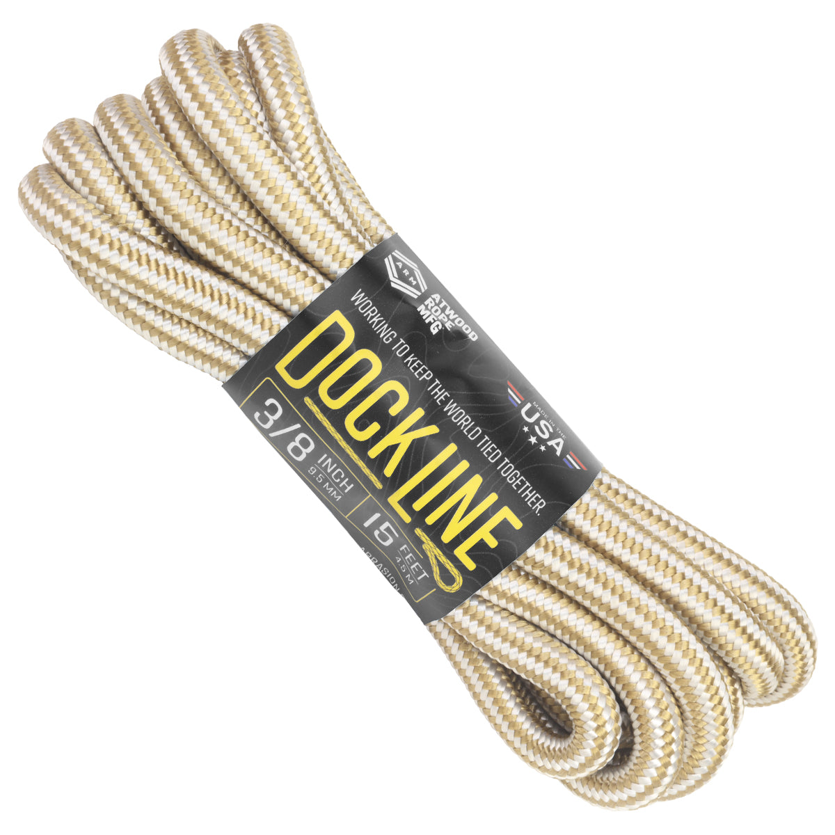Monoral Skyfilm150Sil Atwood Rope ガイライン 3/8 x 15ft Braided Dock Line – Atwood Rope MFG