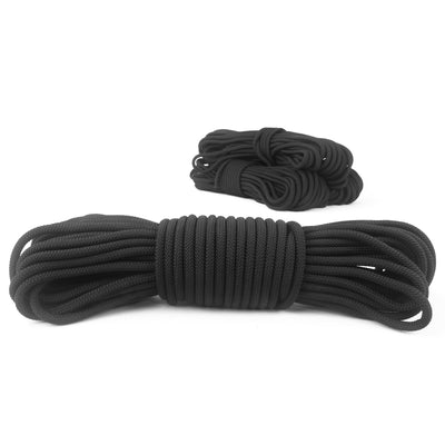 3 8 Utility Rope 100ft Black Bulk Pack Closeup