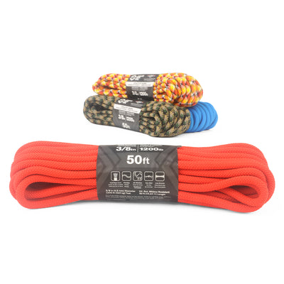 3 8 Utility Rope 50ft Various Colors Closeup