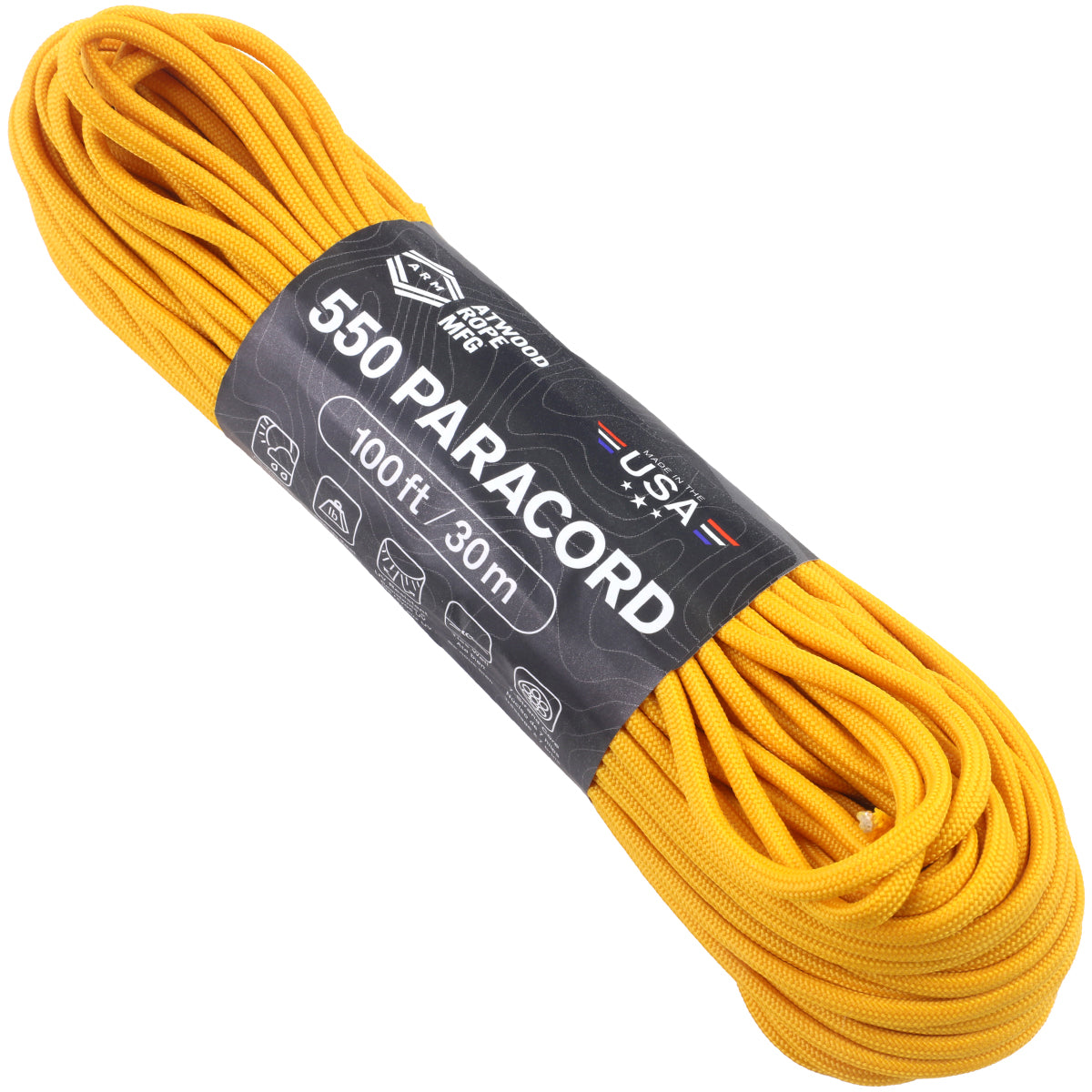 550 paracord airforce gold