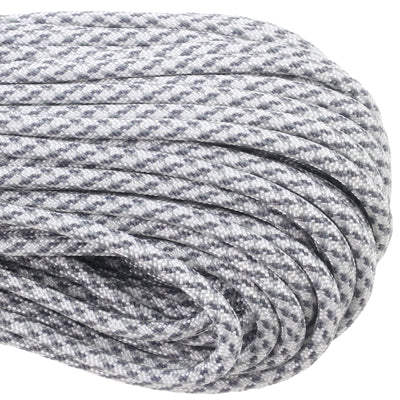 550 Paracord Arctic Camo Closeup