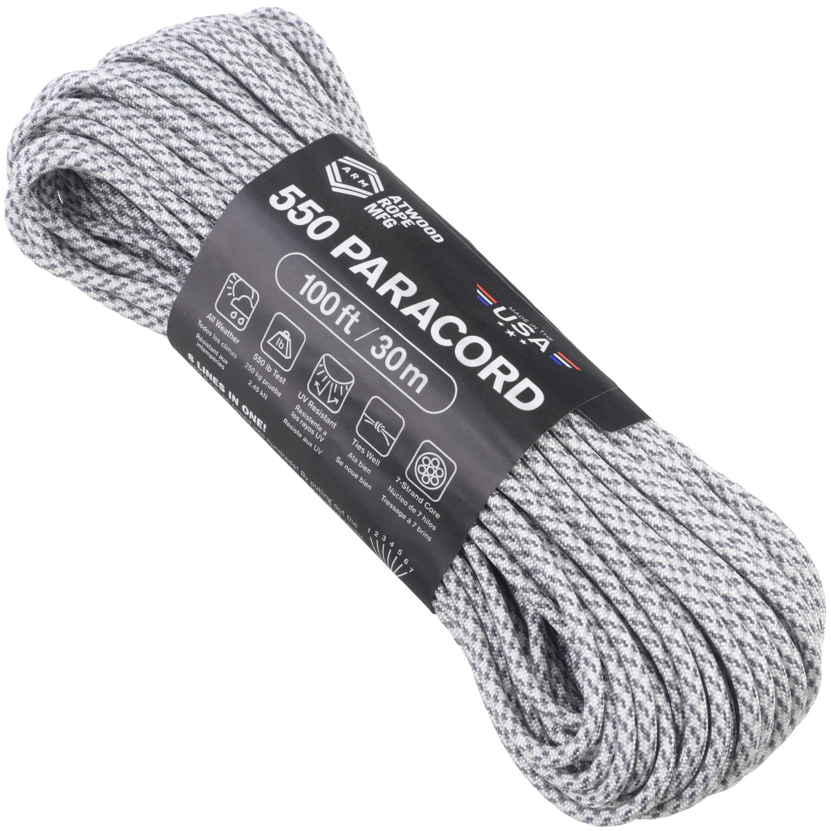 550 Paracord Arctic Camo