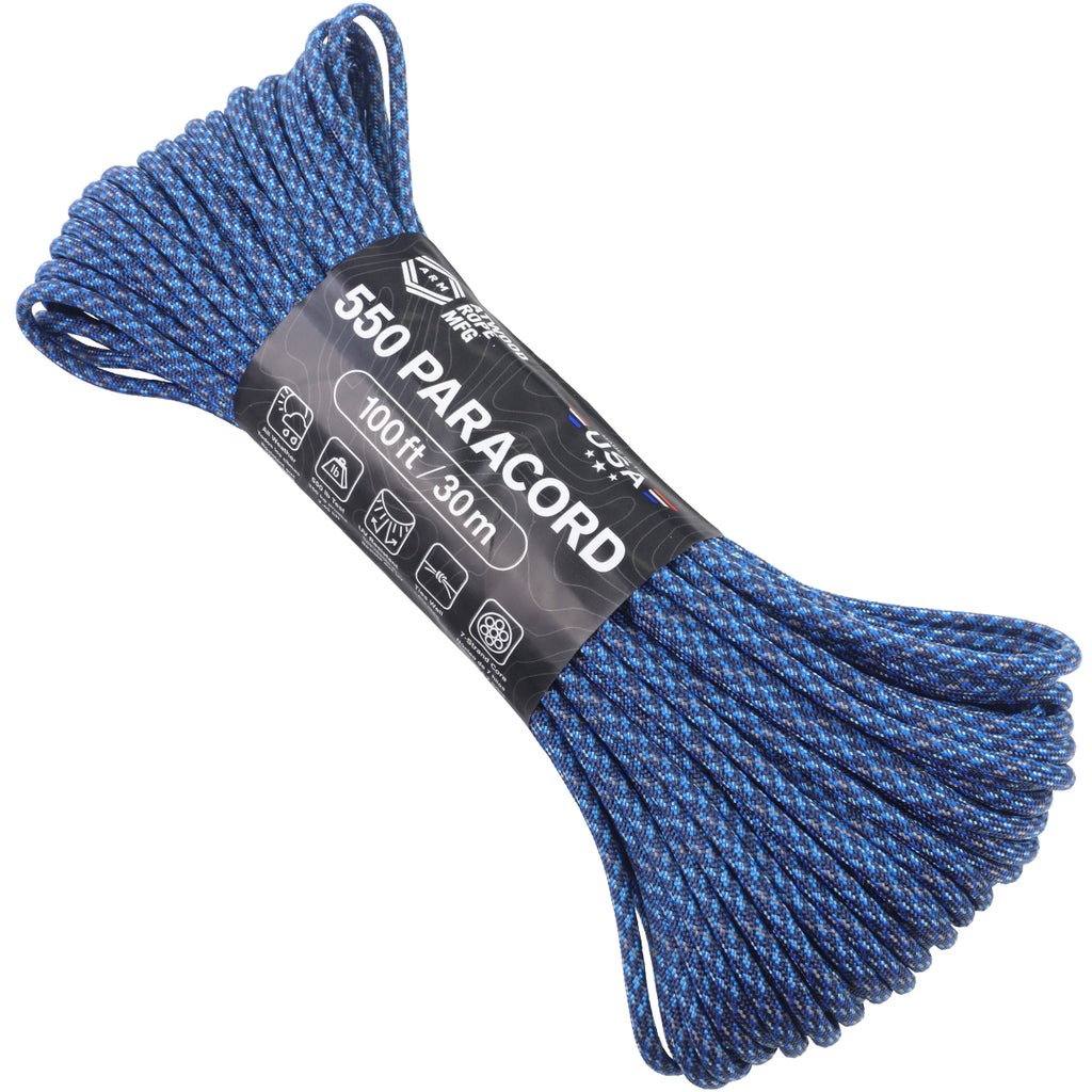 550 Paracord - Blue Spec Camo – Atwood Rope MFG