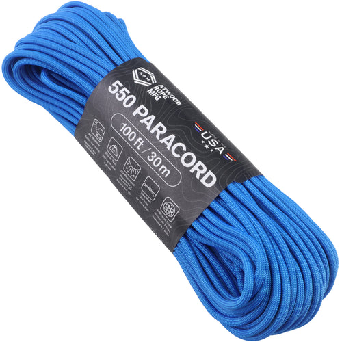 Atwood Rope MFG 550 Paracord 100 Feet 7-Strand Core Nylon Parachute Cord  Outside Survival Gear Made in USA | Lanyards, Bracelets, Handle Wraps