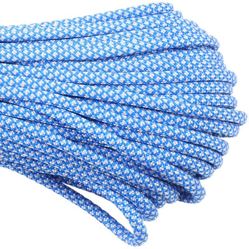 The best-selling product Knivesandtools 550 paracord type III, colour: baby  blue diamond, 25 ft (7.62 m), blue diamond knives 