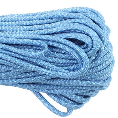 550 Paracord Carolina Blue Closeup