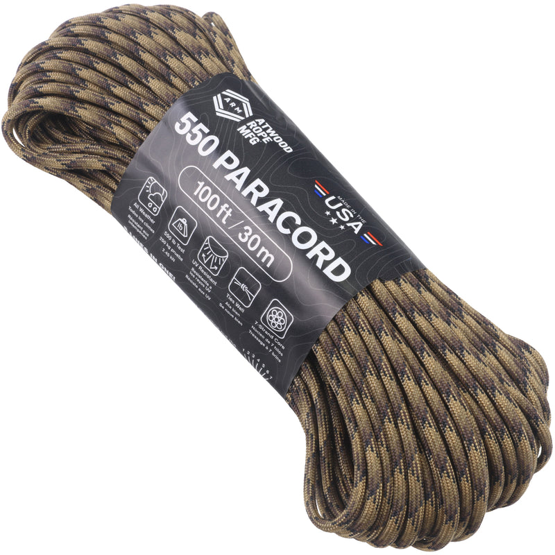 550 Paracord - FDE Camo – Atwood Rope MFG