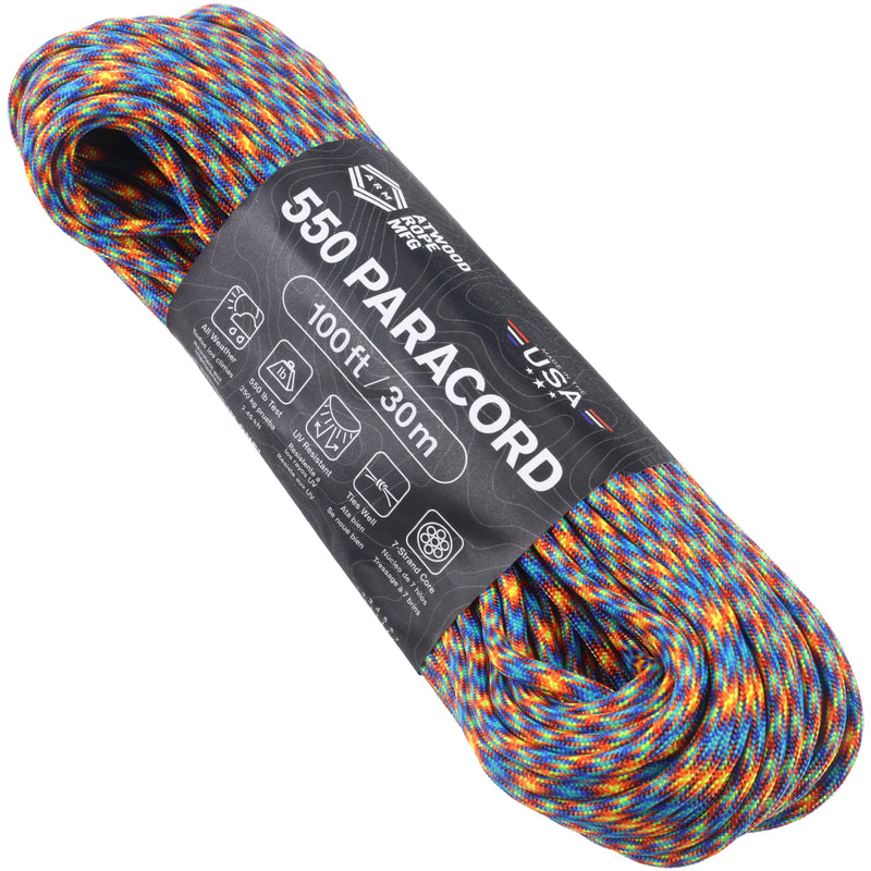 550 Paracord Fire & Ice