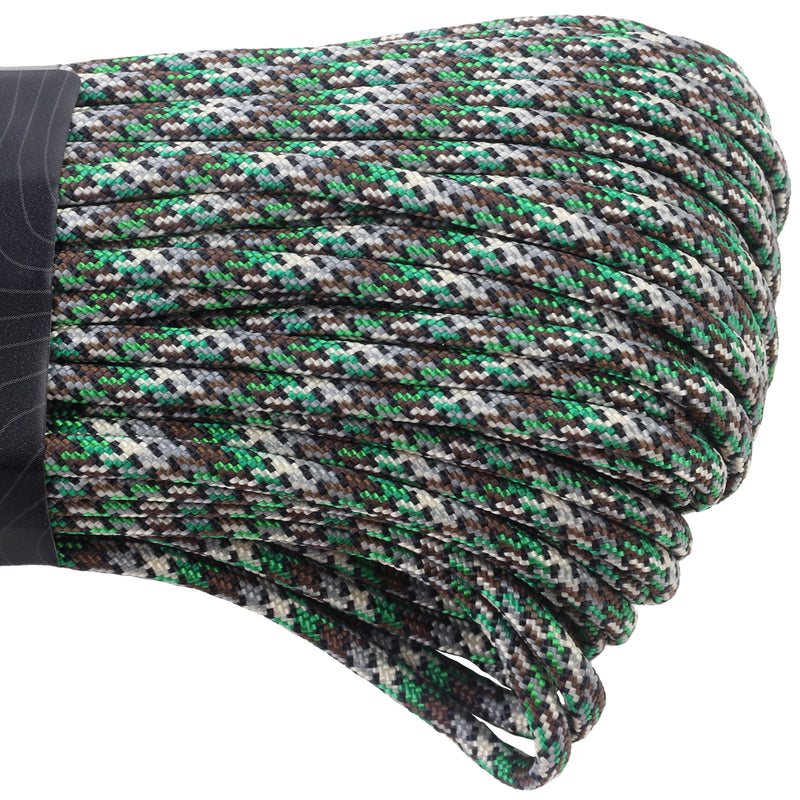 550 Paracord Frog Spot Camo Closeup