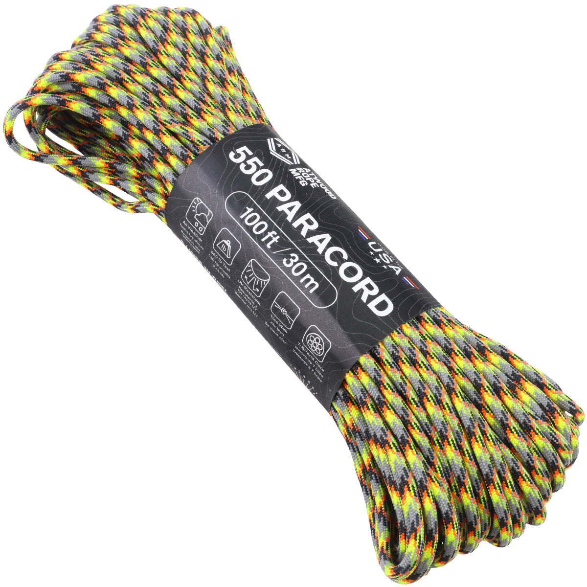 550 Paracord GunSmoke