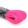 550 Hot Pink Paracord Reflective Closeup