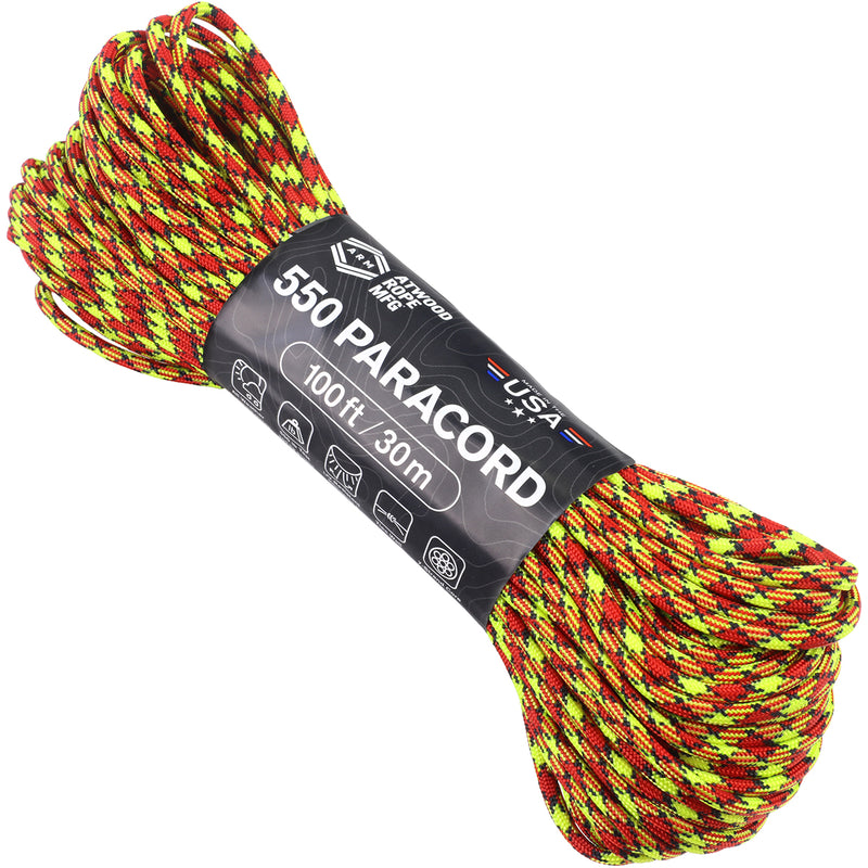 550 Paracord - Thin Red Line – Atwood Rope MFG