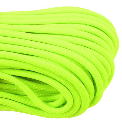 550 Paracord Neon Green Closeup