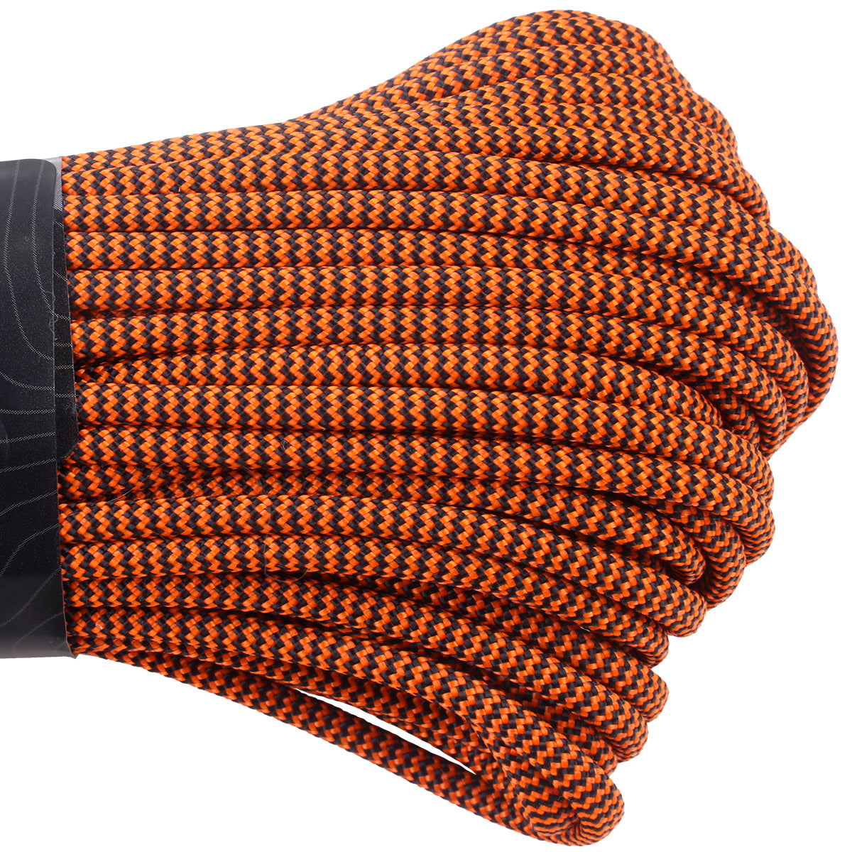 550 Paracord Rings Orange & Black Closeup