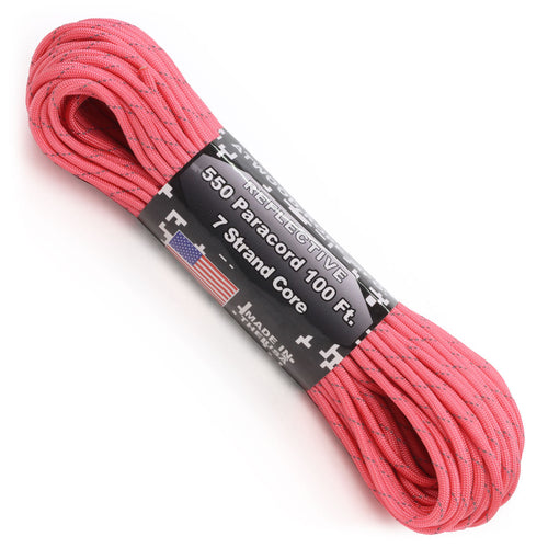 550 paracord reflective pink