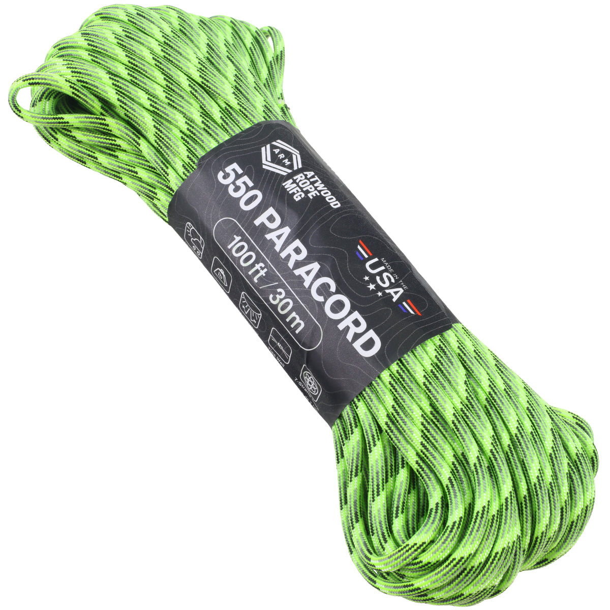 550 Paracord - Radioactive – Atwood Rope MFG