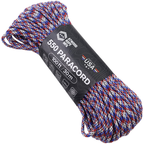 550 Paracord Red White & Boom