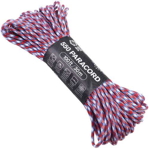 550 Paracord Red White & Blue