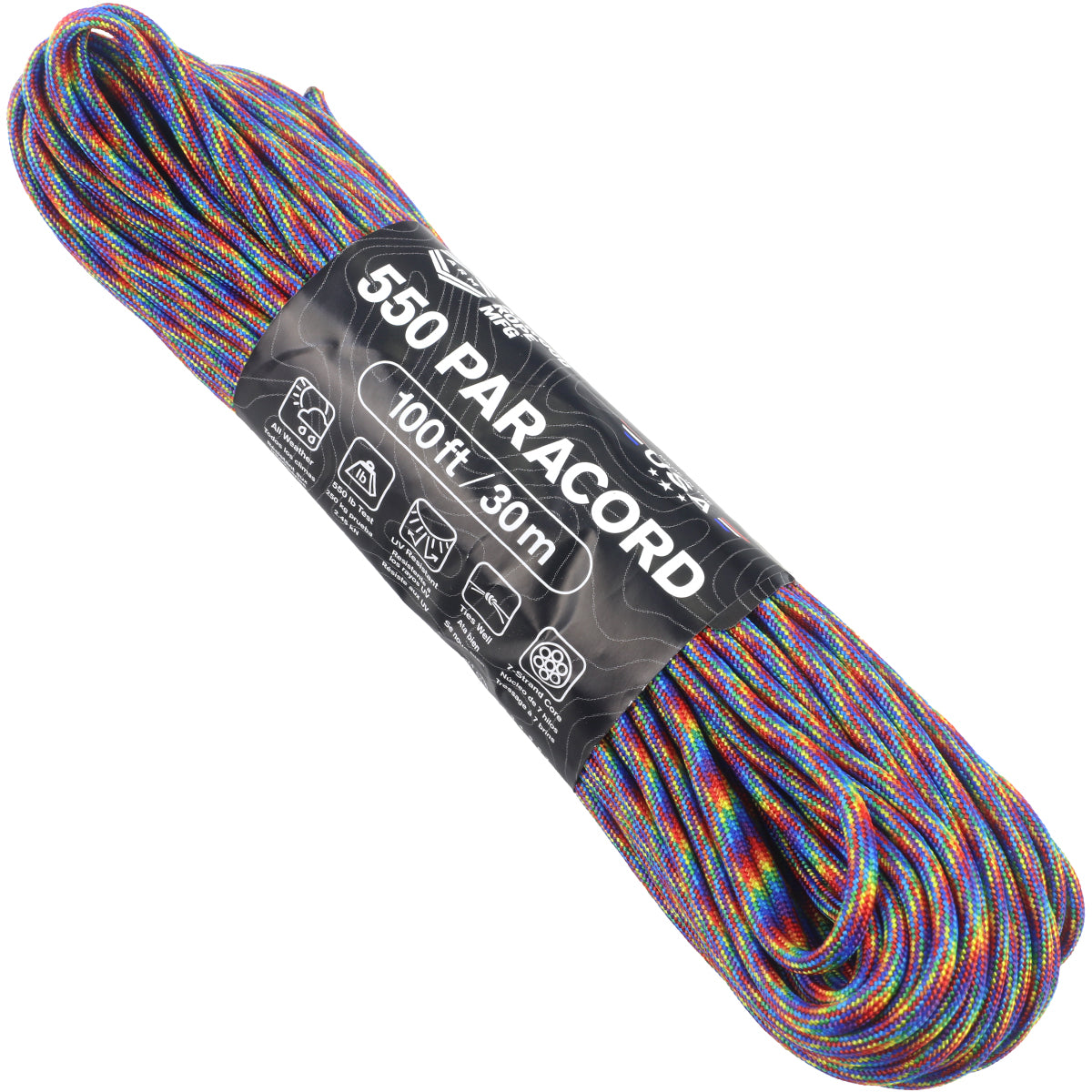 550 Paracord - Tye-Dye – Atwood Rope MFG