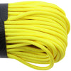 550 Paracord White & Canary Yellow Lines Closeup