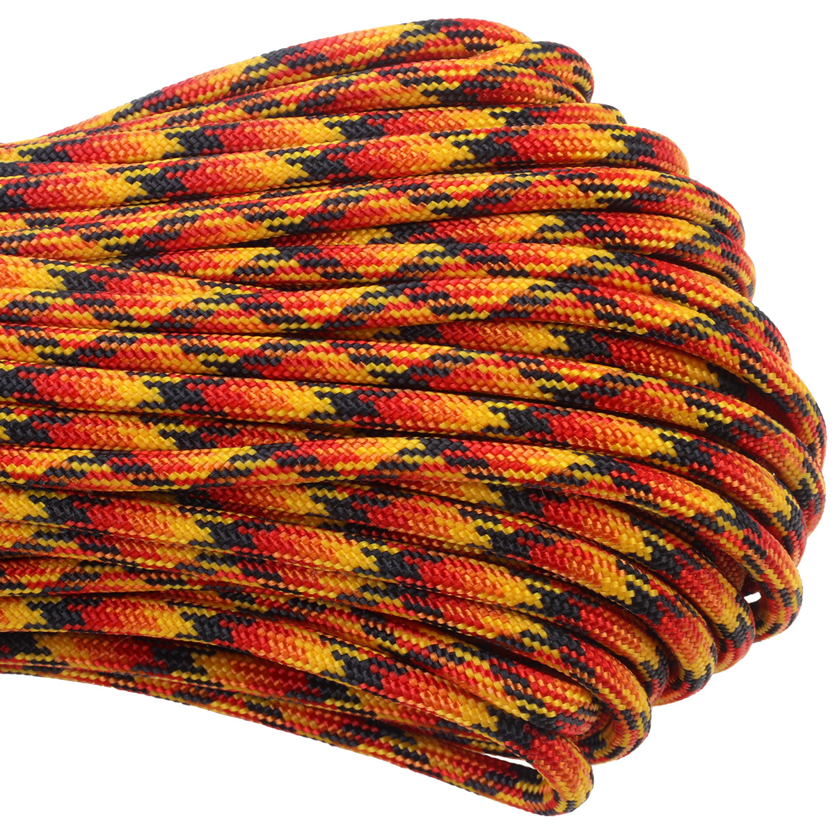 550 Paracord Wild Fire Closeup