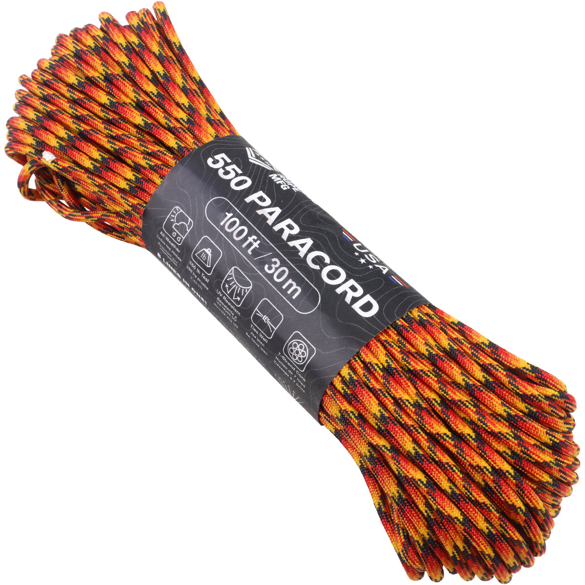 550 Paracord Wild Fire