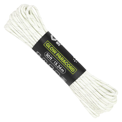 550 Glow Paracord 50ft Glow Reflective Web Ready