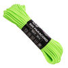 550 Paracord Neon Green & White Lines