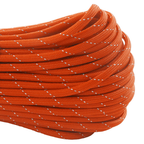 550 Paracord Burnt Orange Closeup