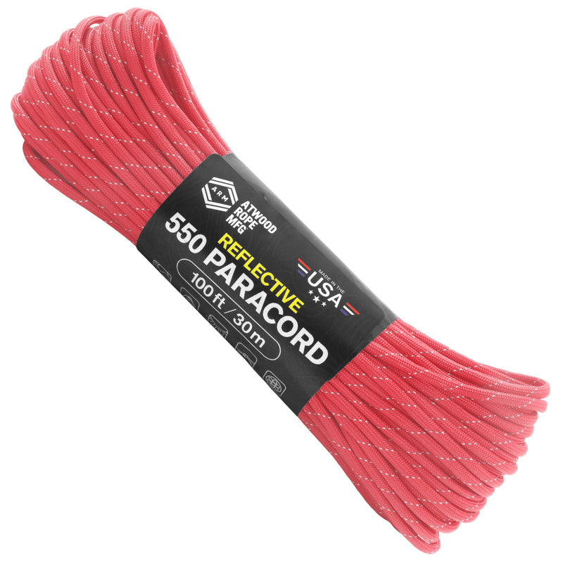 550 Paracord Reflective Pink