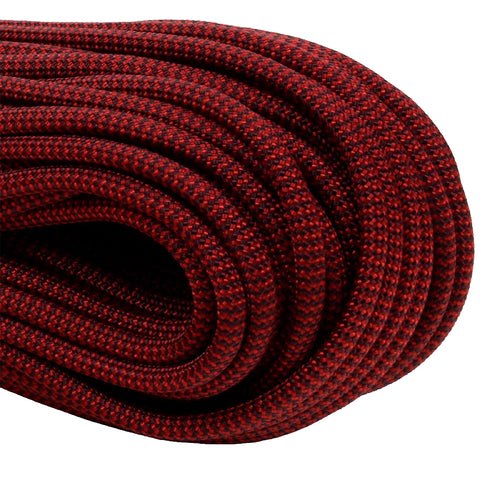 550 Paracord Rings Red & Maroon Closeup