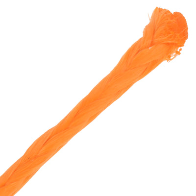 5 64 Paladin Micro Winch Line 61ft Neon Orange Closeup Core Web Ready