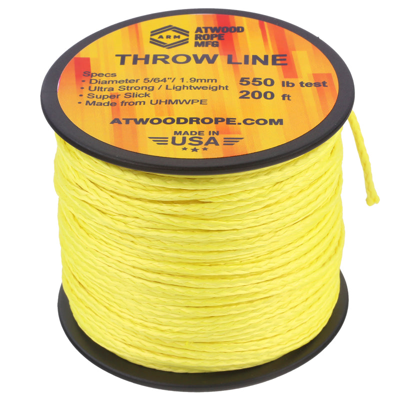 5_64 Arborist Throw Line Dyna X Yellow