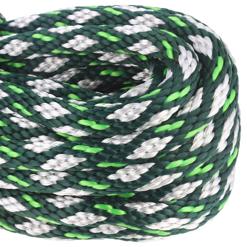 58 SOLID BRAID WHITE HUNTER NEON GREEN CLOSE UP